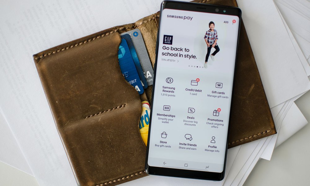 Samsung Galaxy Note 8 review samsung pay