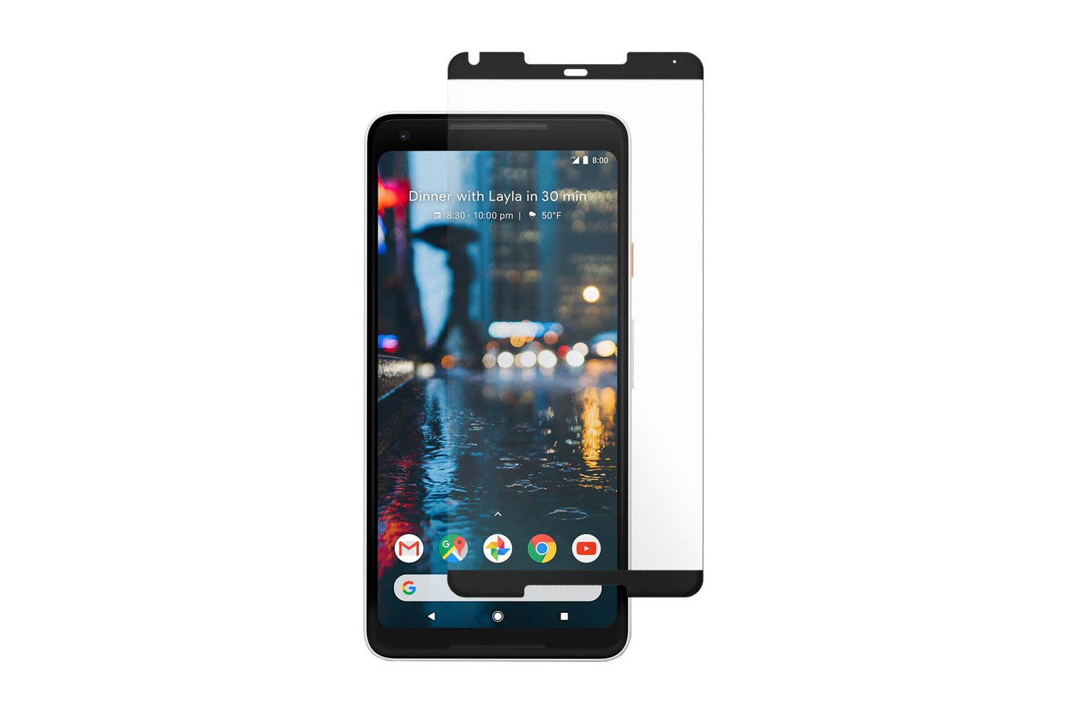 Pixel 2 screen protector glass