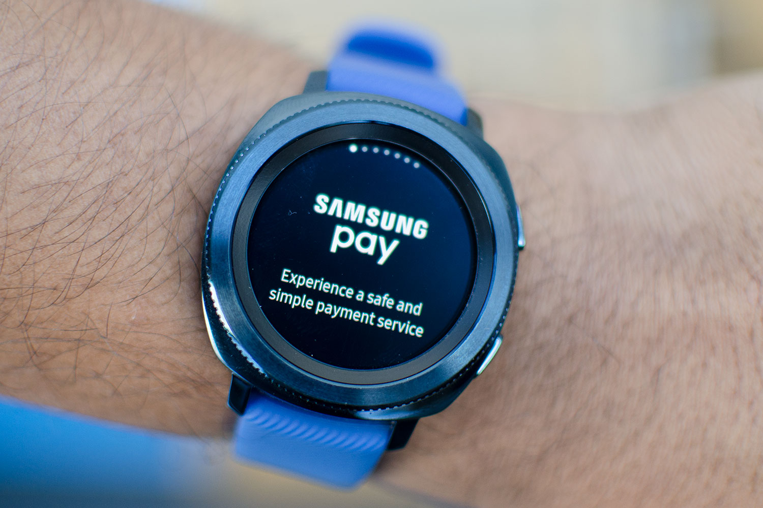 Samsung gear sport pay on sale