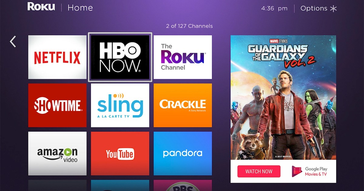 New York Giants, TV App, Roku Channel Store