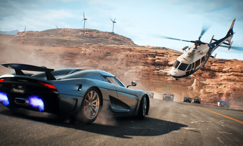 Need for Speed Payback review helicopter