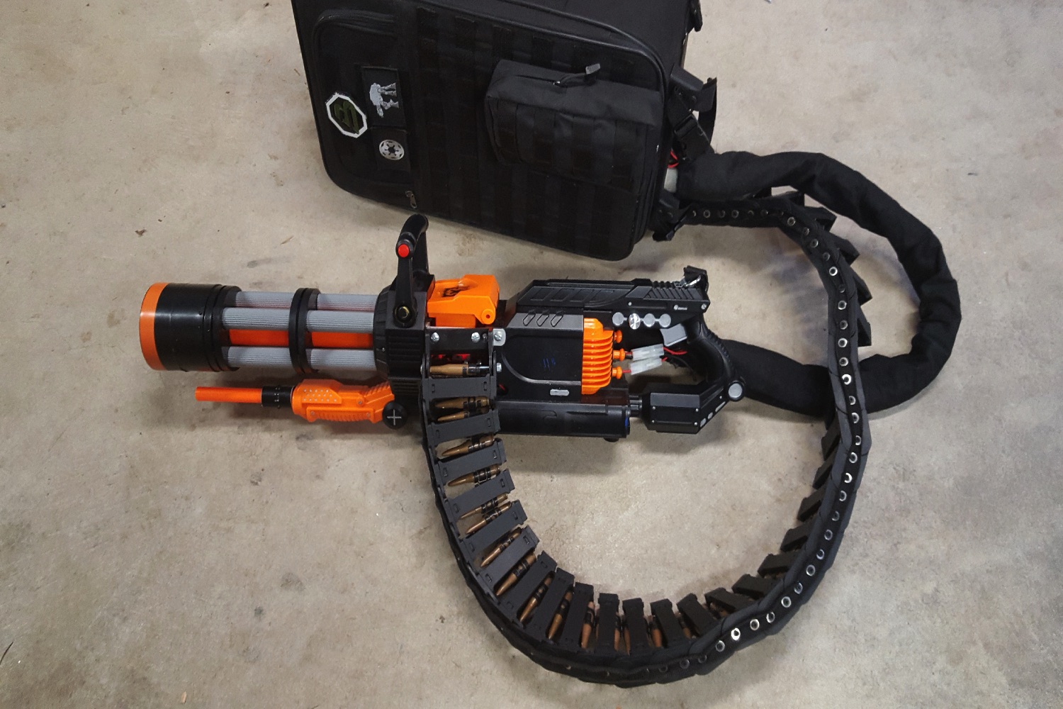 Nerf cheap minigun mod