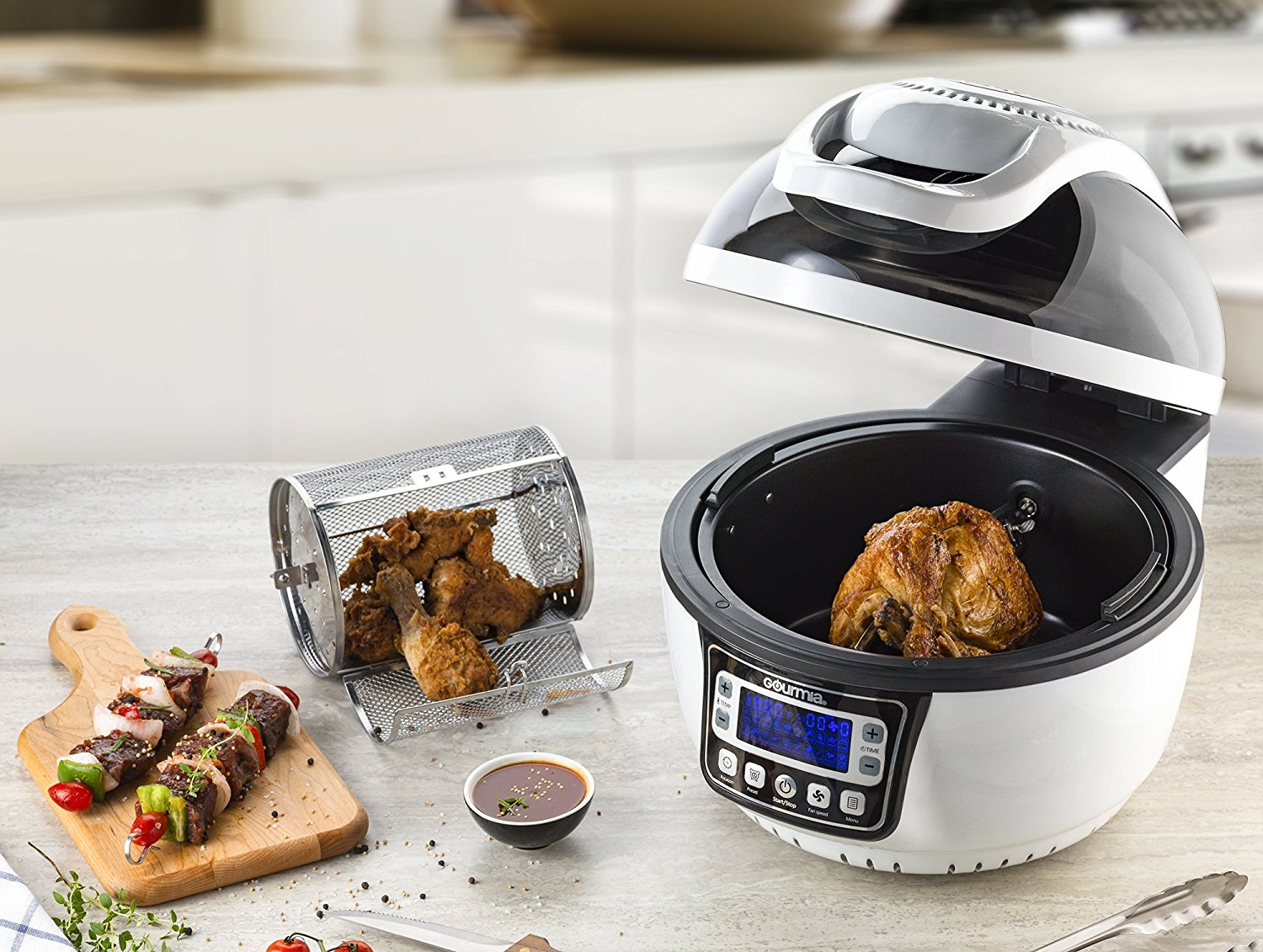 Gourmia Introduces FoodStation Indoor Grill/Air Fryer