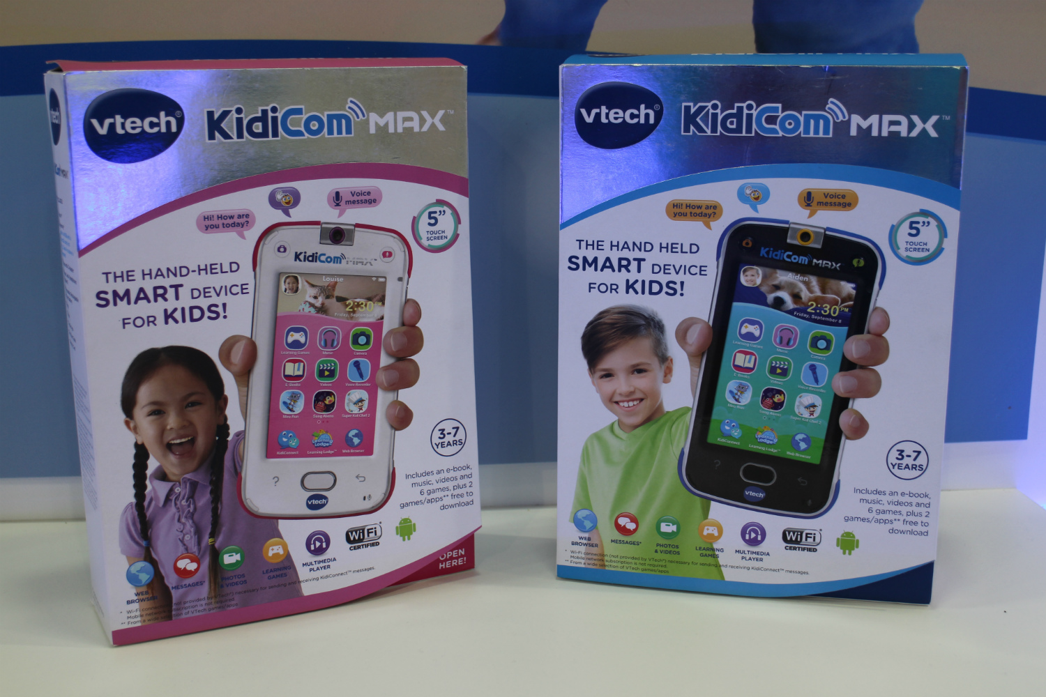 VTech Kidicom Max 5” Touchscreen 2mp Camera Blue for sale online