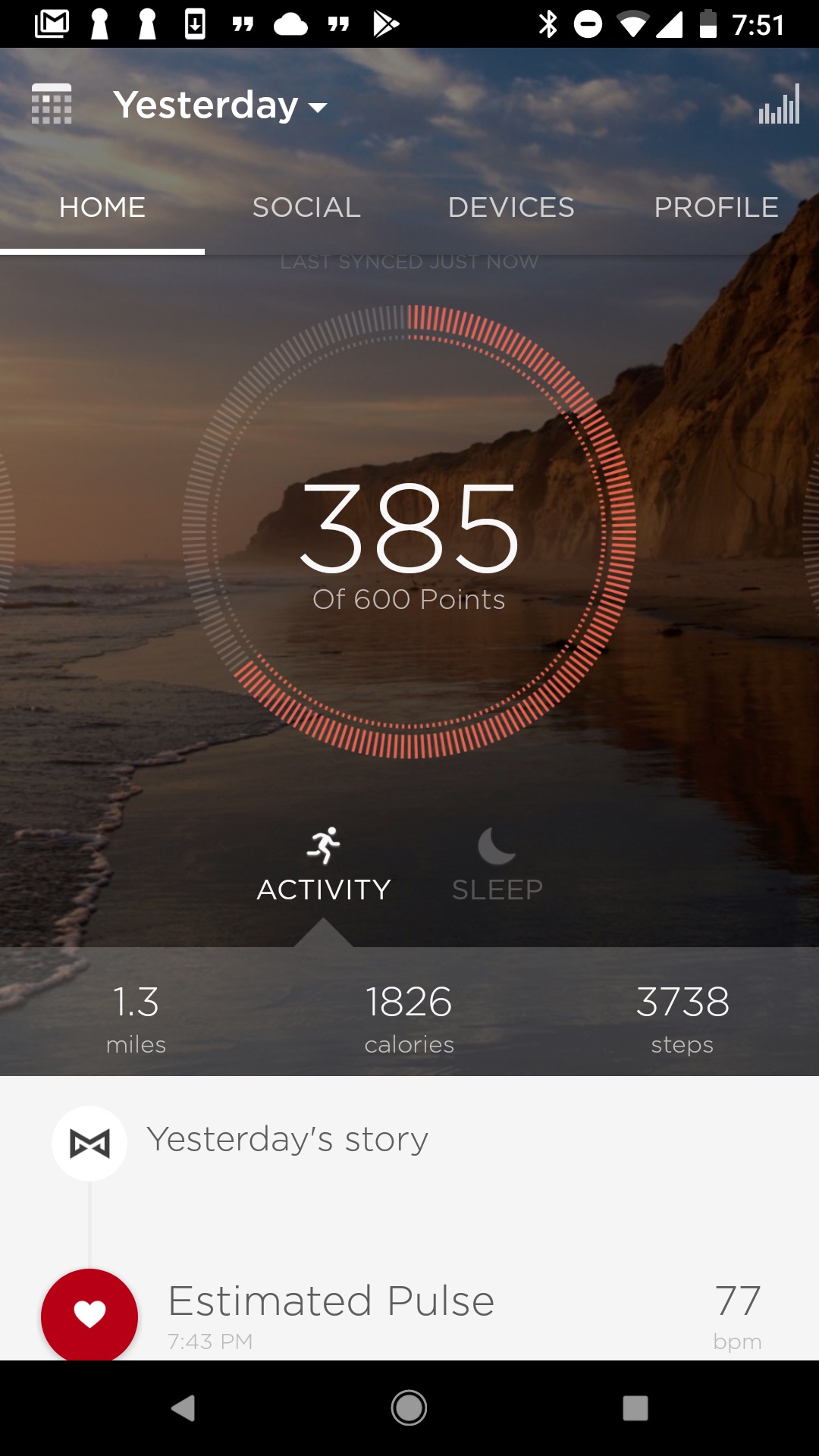 Misfit activity store app vapor 2