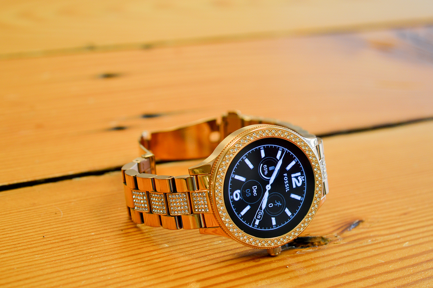 Fossil q venture outlet gold