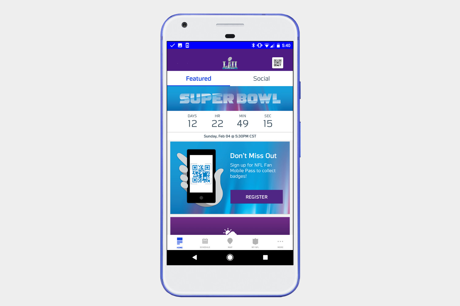 Super Bowl LIII Apps