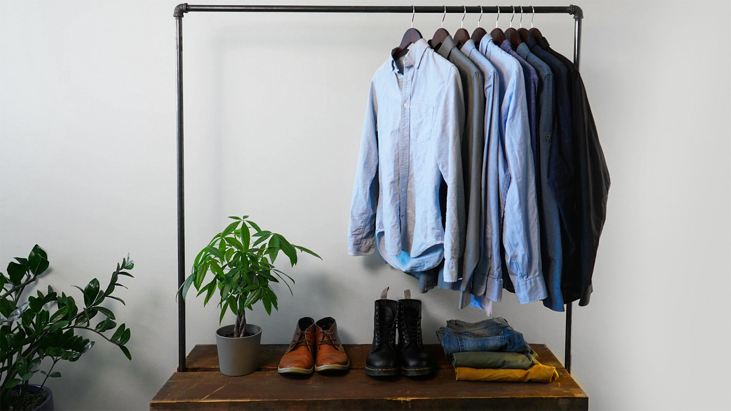 Diy clothes online rail