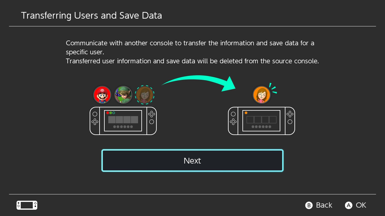 Nintendo switch migrate sd on sale card