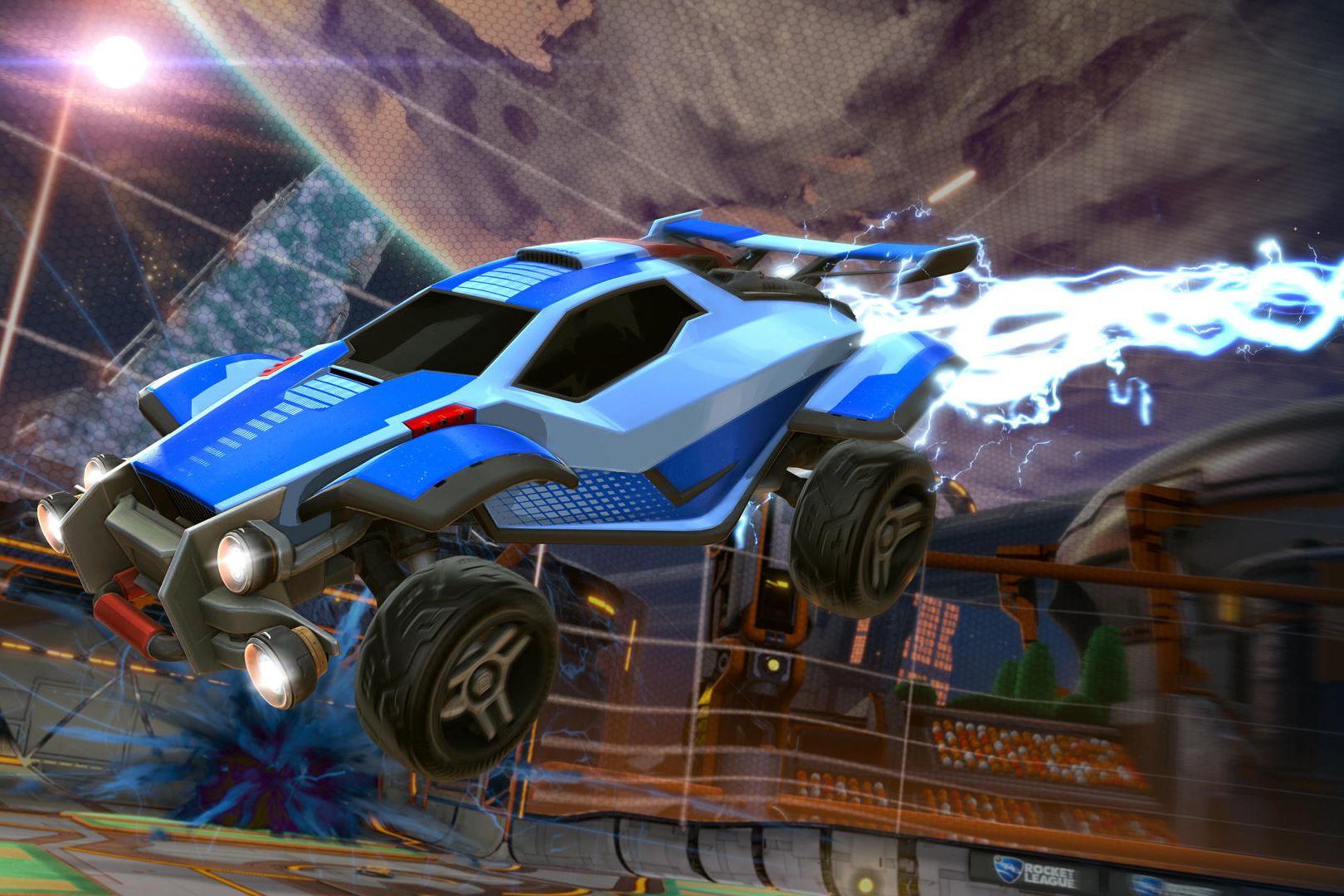 Hot Wheels and Rocket League Tabletop Soccer Game Uses RC Cars