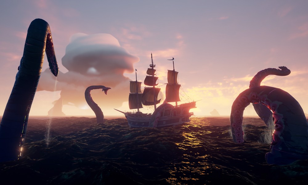 sea of thieves review press kraken tentacles