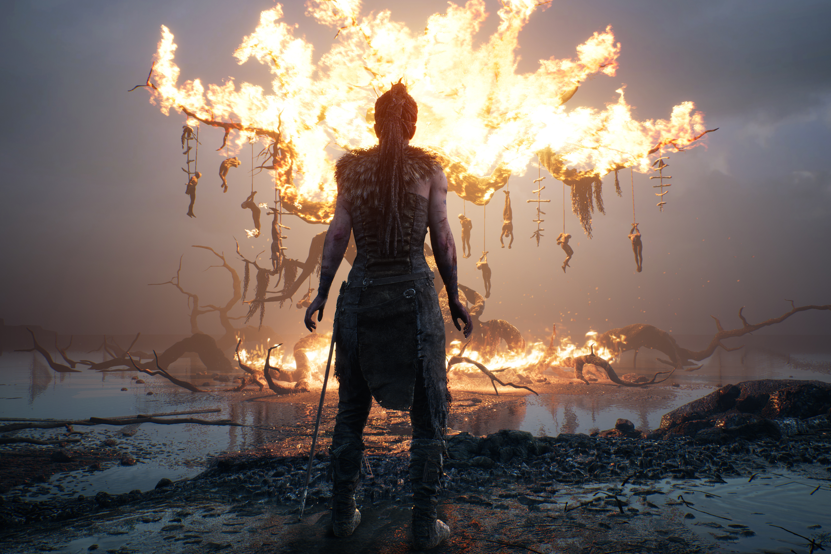 Hellblade 2 изо всех сил пытается сбалансировать серьезное послание и образы видеоигр.