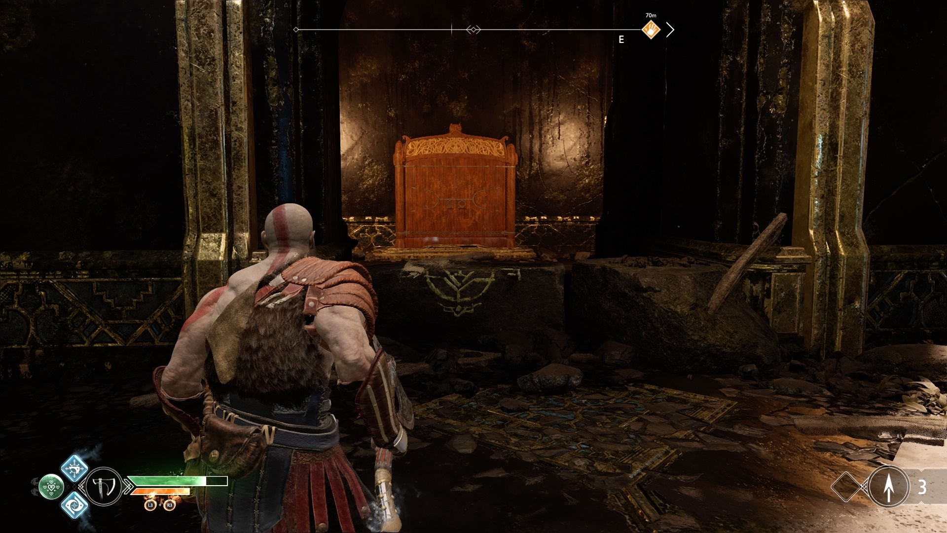 Has anyone deciphered the meaning of the broken Jotnar Shrine with