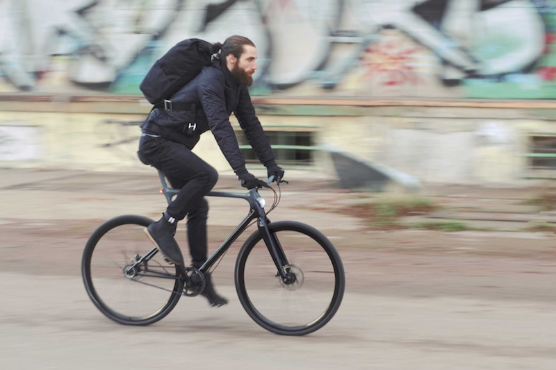 Modern store city bike