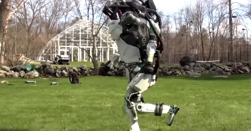 A Fully Operational Battle Robot Powered by a Corvette V-8 Engine