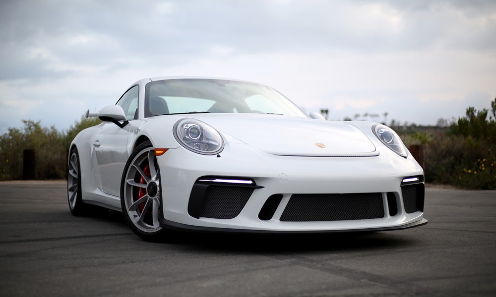 2018 porsche 911 gt3 review front right low