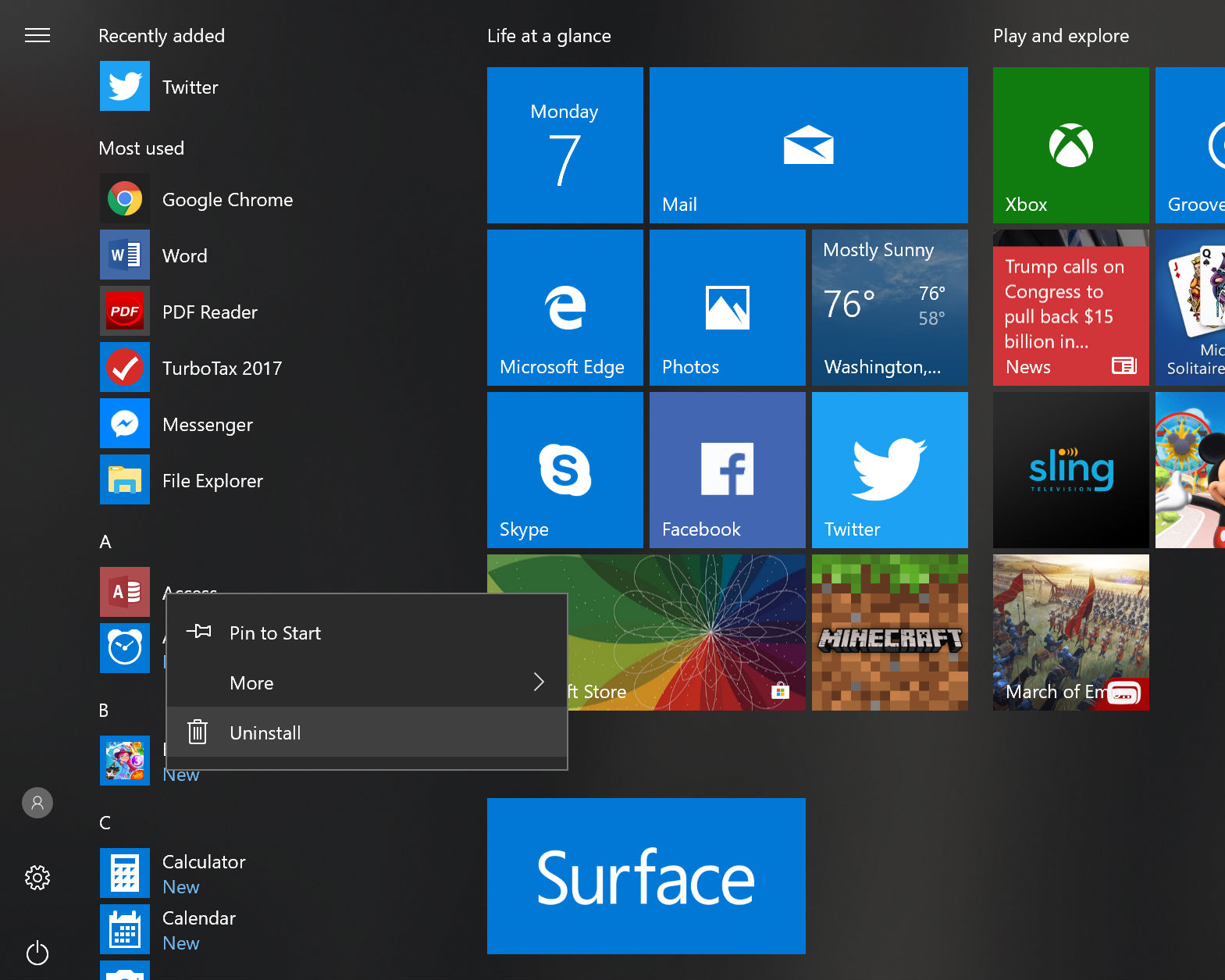 Windows 10 Preview Lets Users Remove Pre-Installed Microsoft Bloatware ...