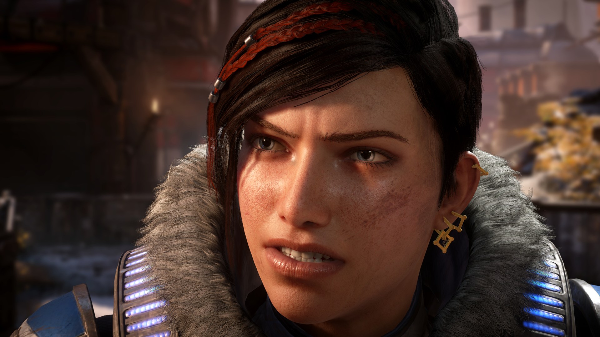 Gears 5 of War 5 exists, brings skull-smashing melee maces, fleshy turrets,  Kait-focused story (and pretty snow)