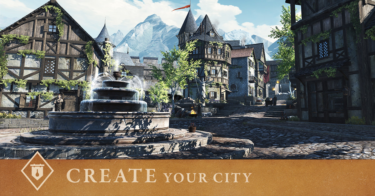 the elder scrolls blades e3 2018 create city