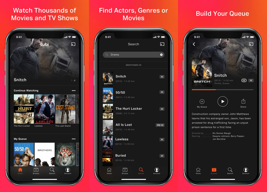 Tubi deals tv app