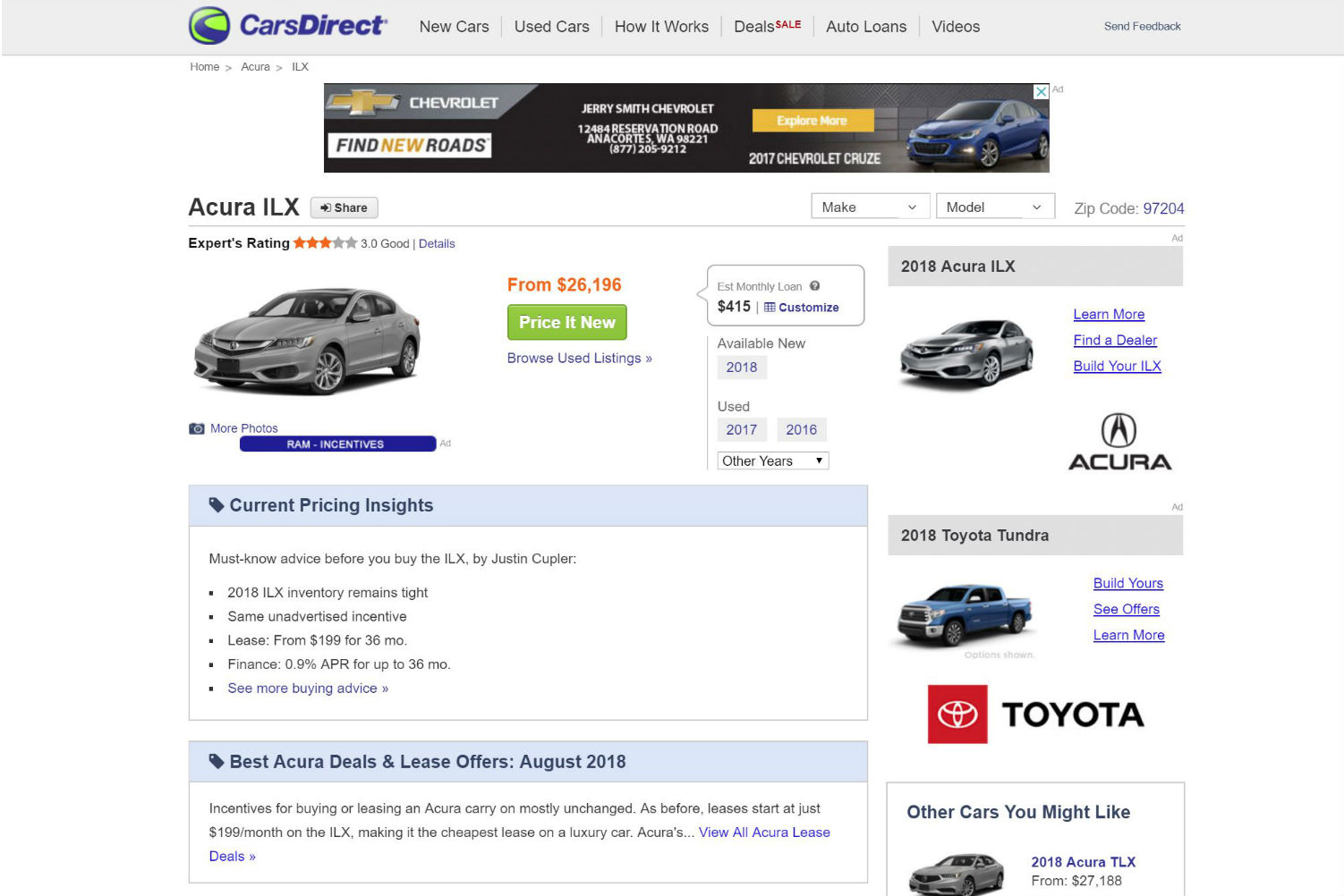 Top Online Used Car Sites