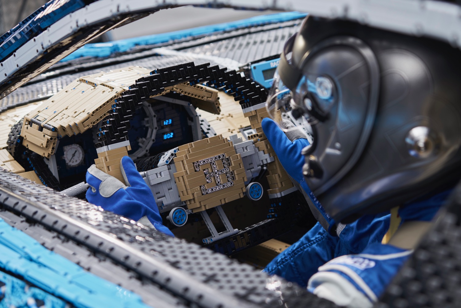 full scale lego bugatti