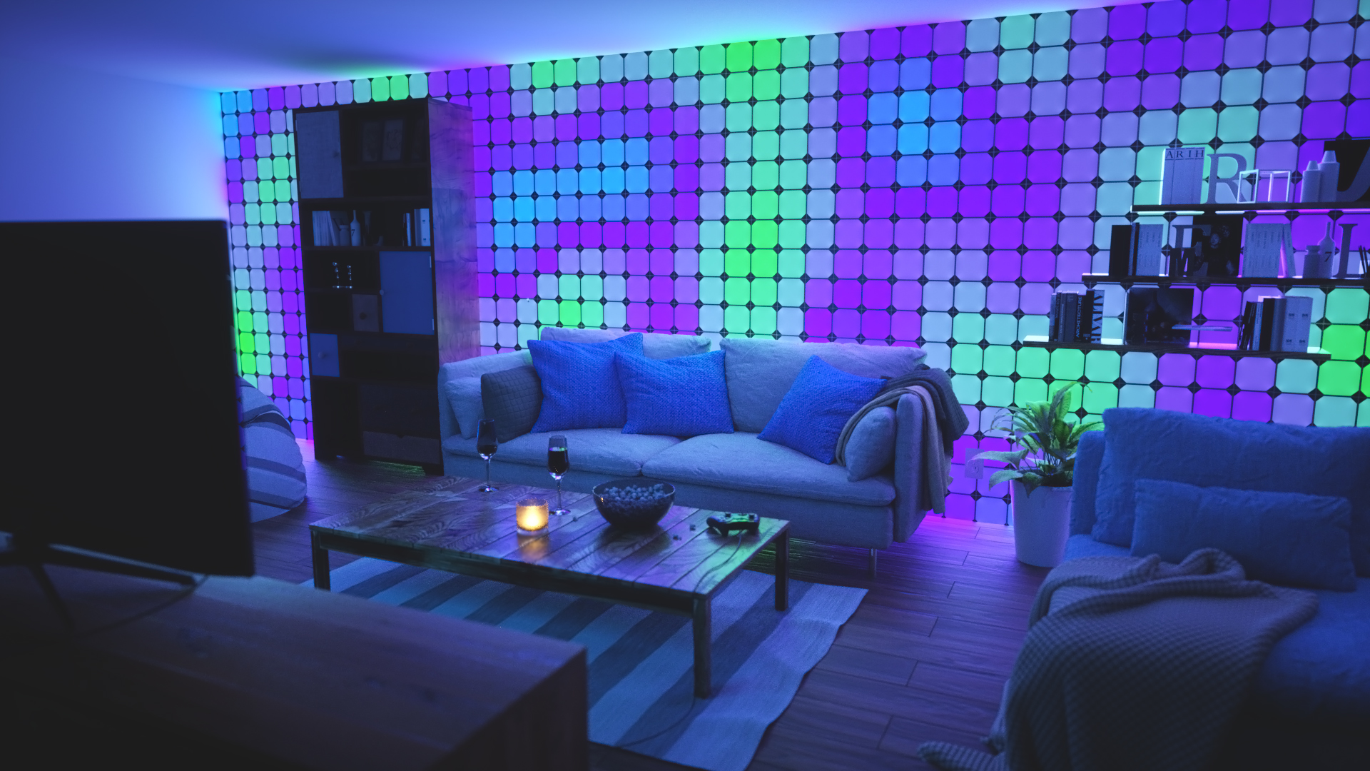 The Nanoleaf Canvas Will Up Your Entire Wall | Digital Trends