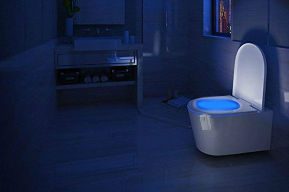 Vintar 16-Color Motion Sensor LED Toilet Night Light,Toilet Bowl 5