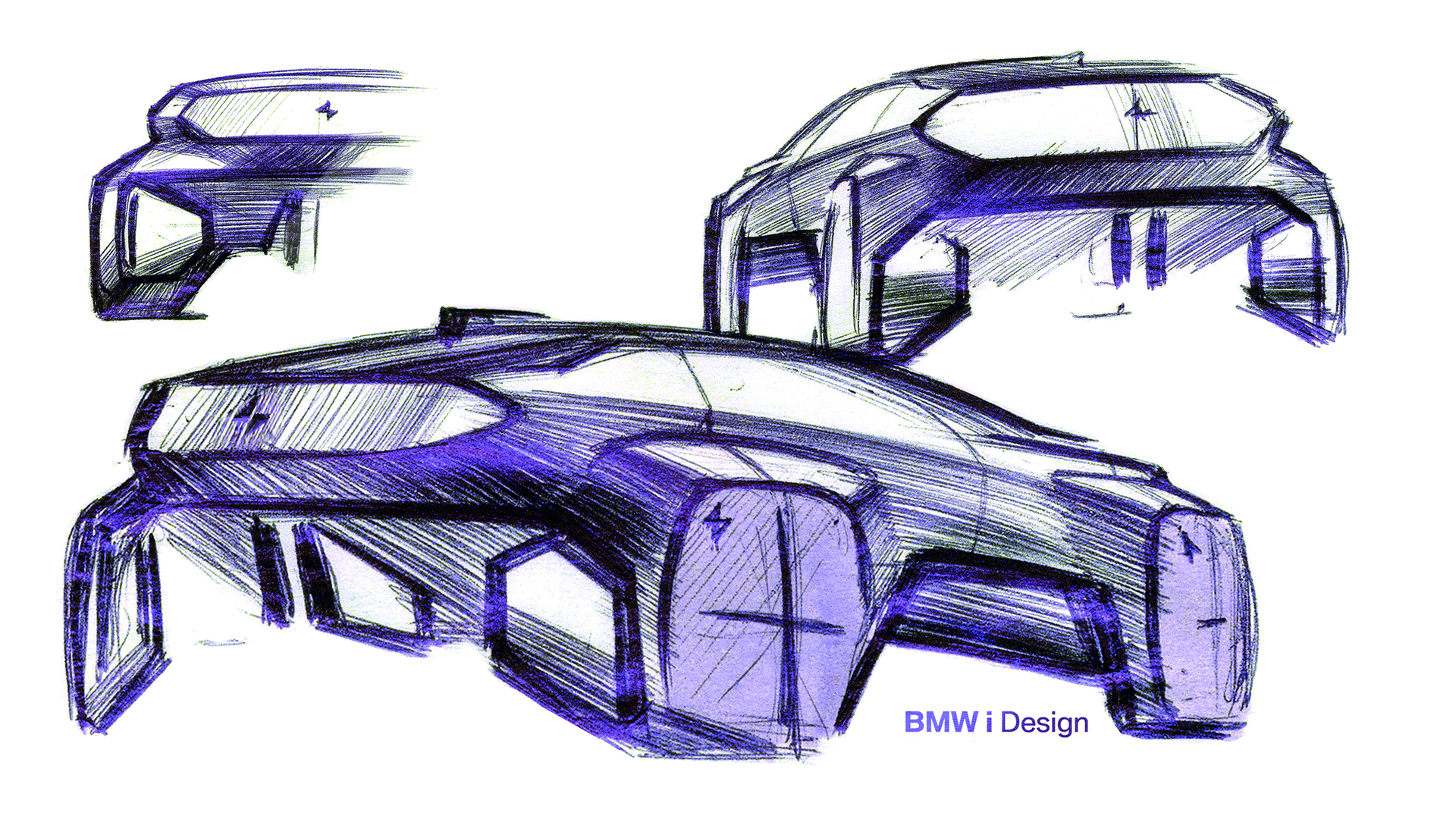 2014 BMW 3 Series Concept Sketch Print Christopher Weil Auto Art Print  & Mat NEW | eBay