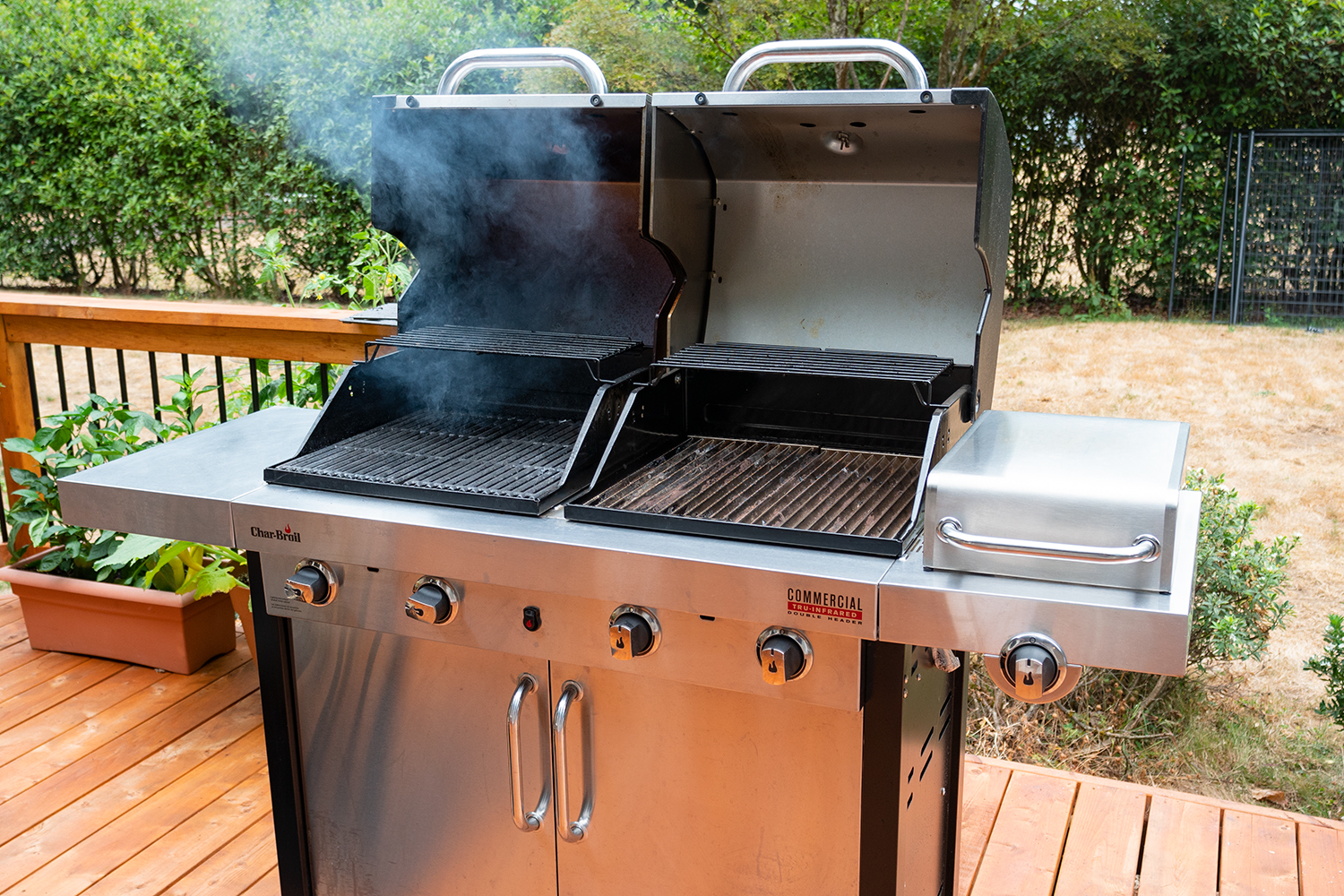 Char Broil Tru Infrared Double Header Grill Review Video Digital Trends