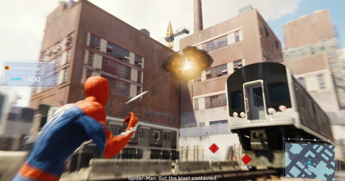 Point and shoot Spiderman
