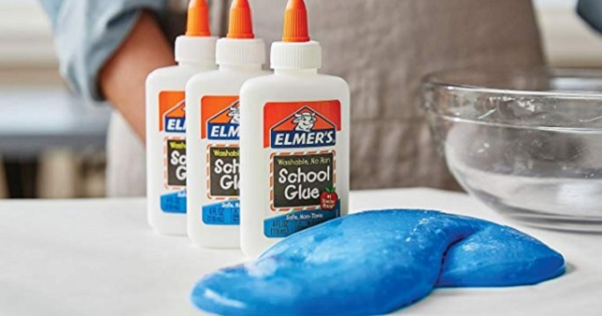 2 x Elmers Glue white PVA for slime Washable & Child Friendly -118ml twin