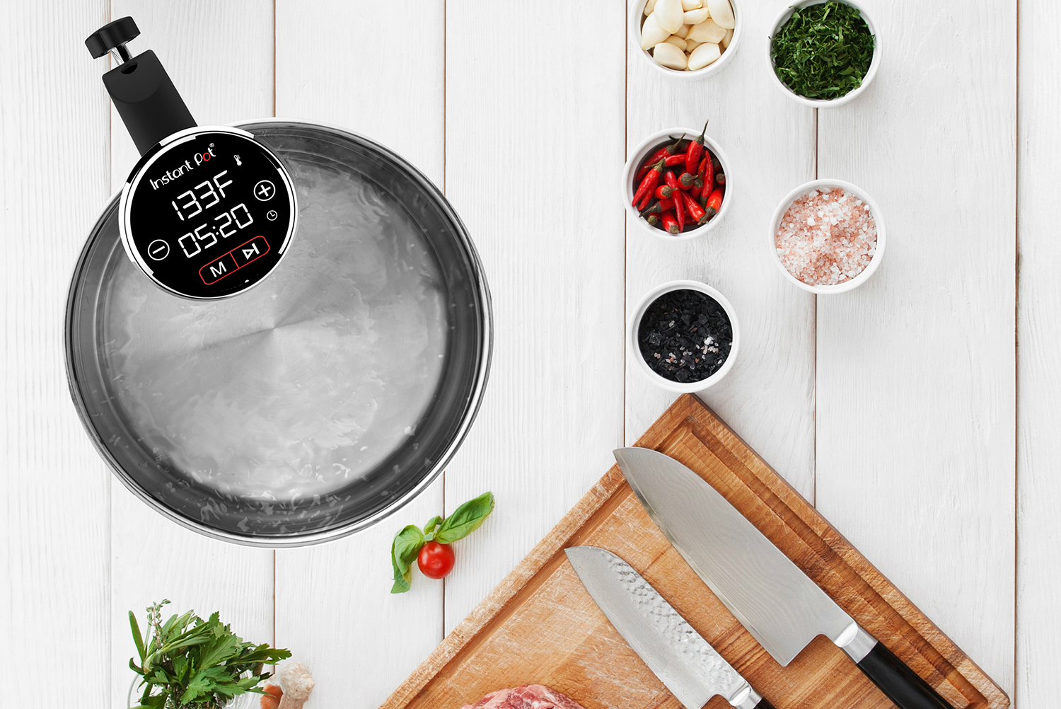 How to use sous vide in instant discount pot