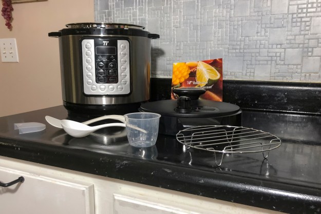 Instant Pot, 8-Quart Viva Pressure Cooker, 9-in-1 Slow Cooker, Yogurt  Maker, Food Steamer, Rice Maker, Black Stainless Steel