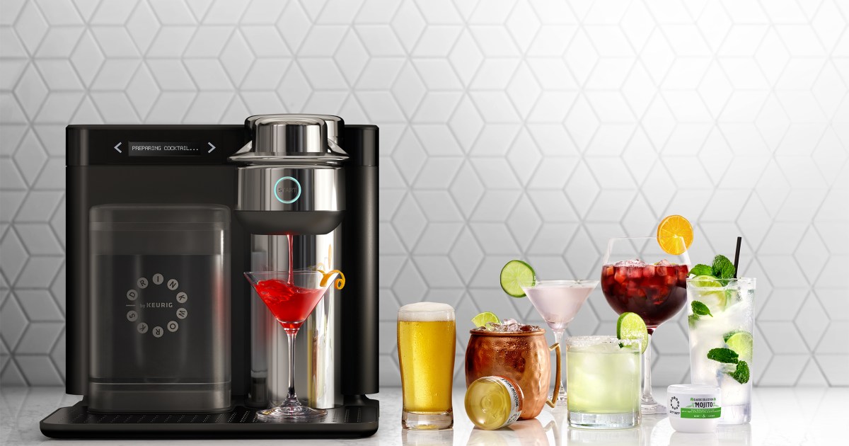  Drinkworks Home Bar Pro by Keurig, Single-Serve, Pod