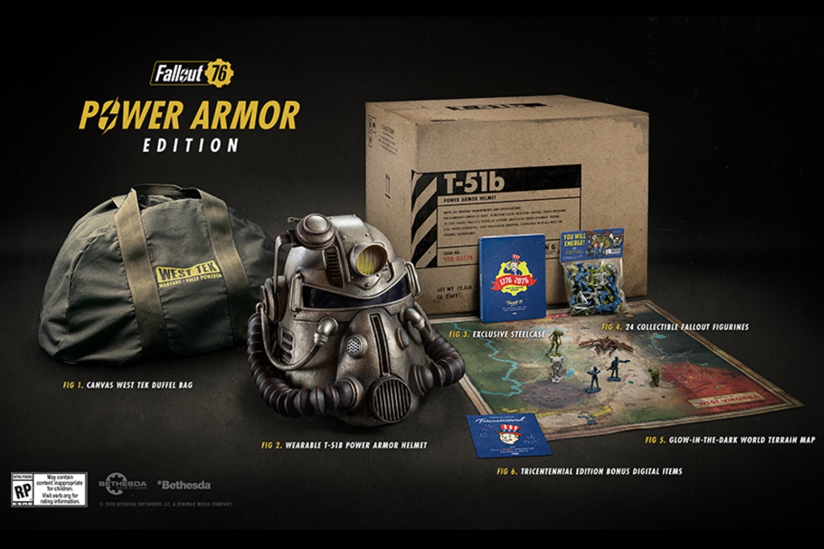 Bethesda Will Send Out Canvas Bags To Fallout 76 Power Armor Edition Owners
