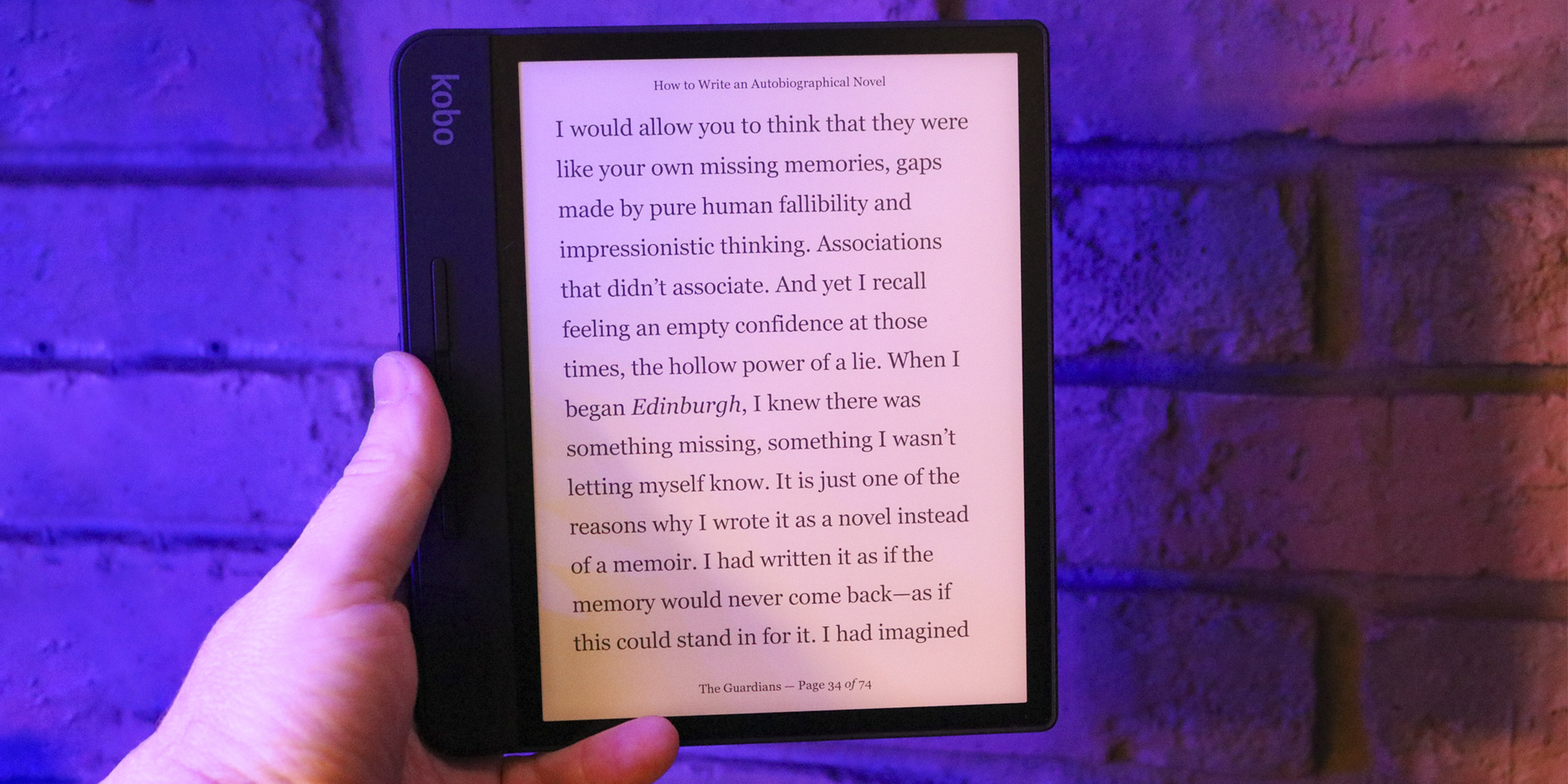 The Kobo Forma: First Impressions