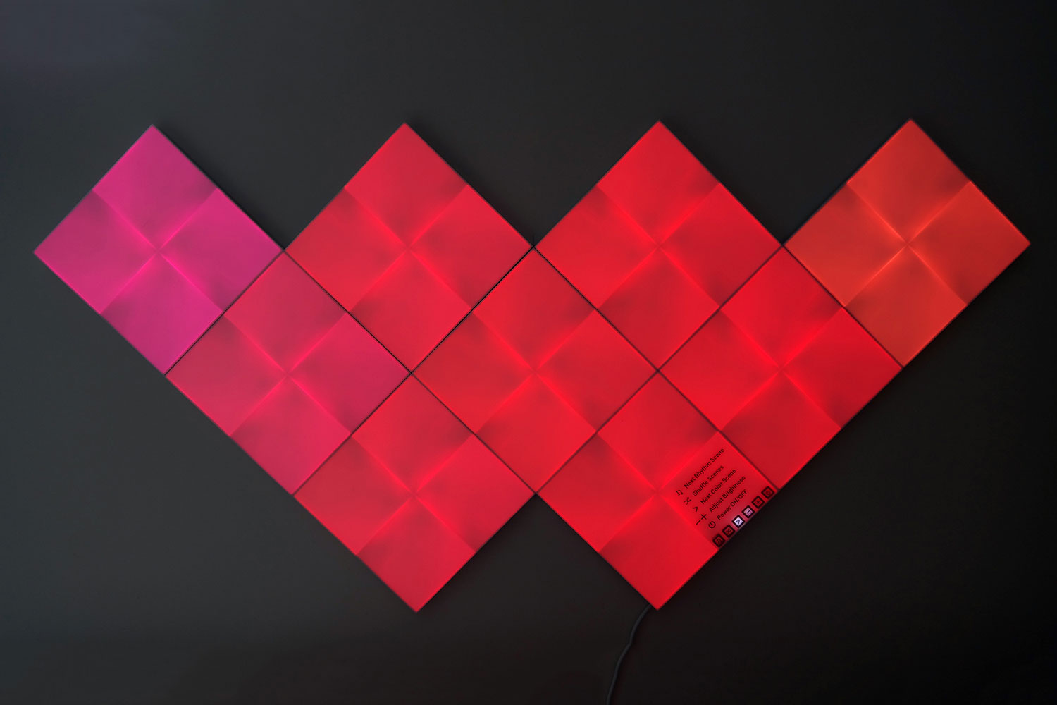 nanoleaf canvas panel size