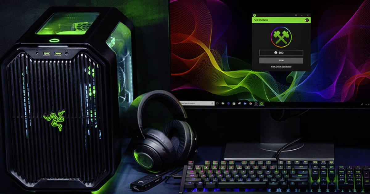 razer crypto mining