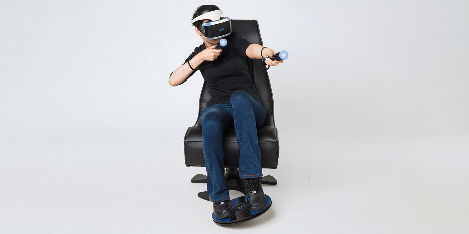 CES 2019 Testing 3drudder s PSVR Controller at CES 2019