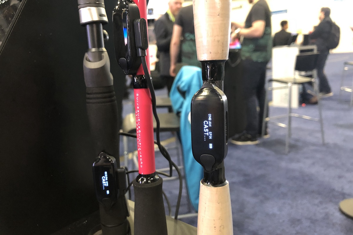 CES 2019: Cyberfishing Smart Rod Sensor Upgrades Fishing Rods