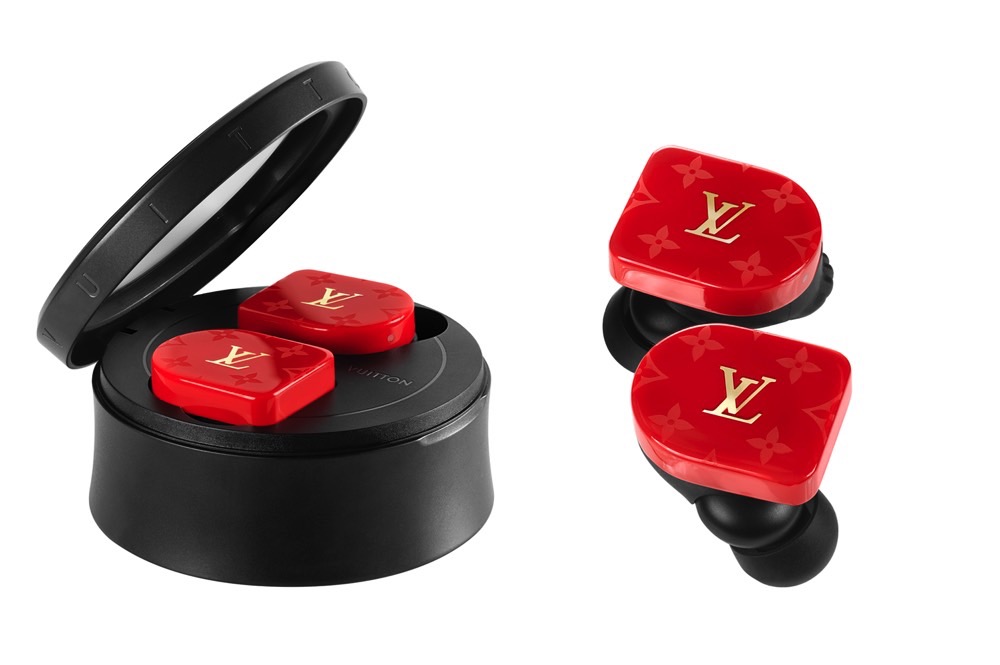 louis vuitton earbuds white