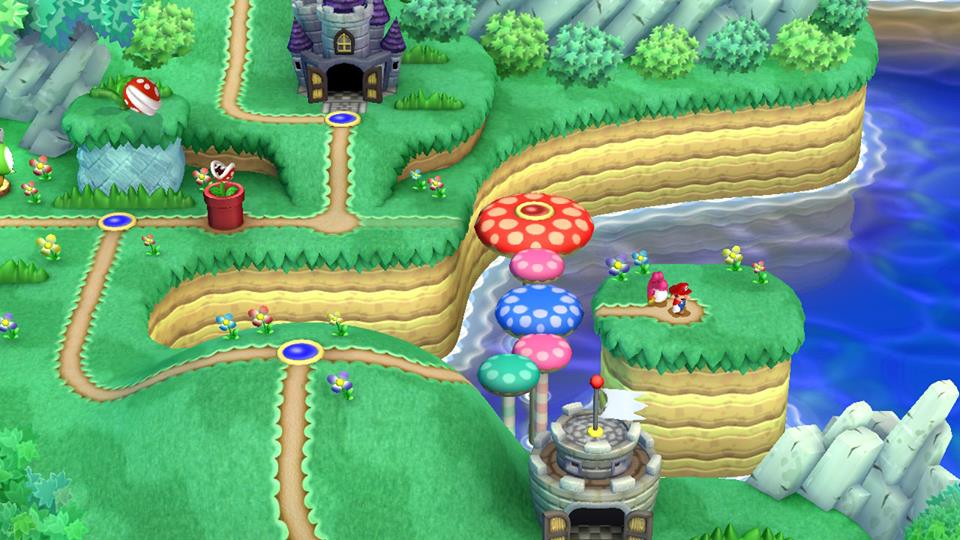 New Super Mario Bros. U Deluxe Map