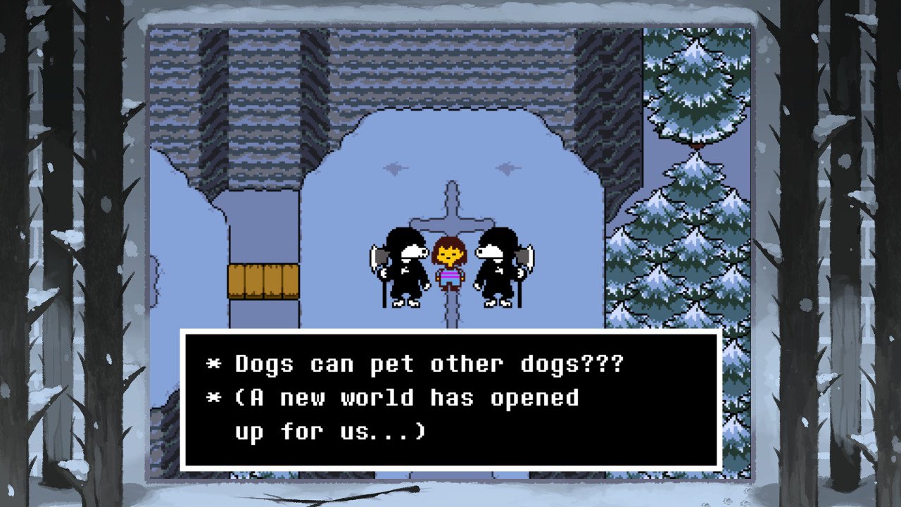 Undertail dialogue gameplay.