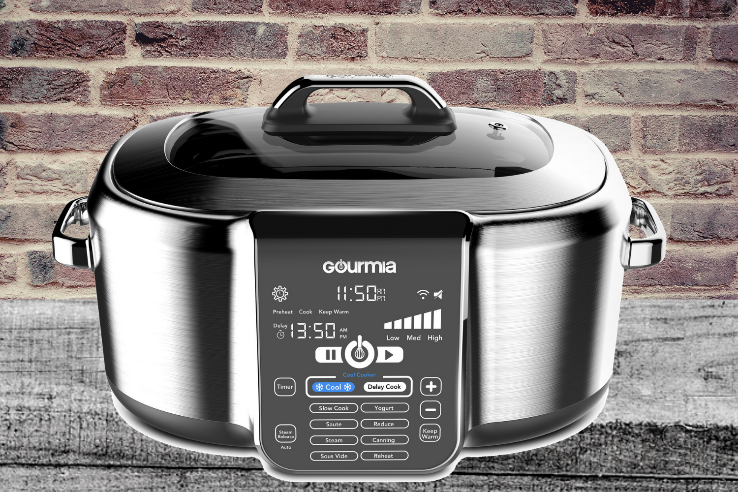 Cook Hands-Free with Gourmia's 10-in-1 Robotic Cooker at CES 2016