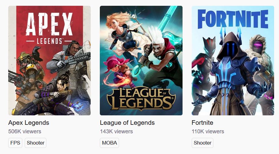 Apex Legends Generated More Live Twitch Viewership than Fortnite in  February