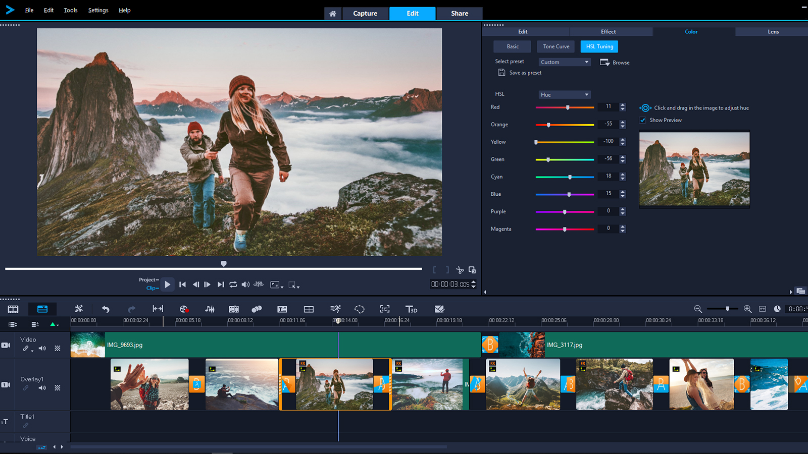 Corel VideoStudio Ultimate 2019 Adds Color Correction Tools