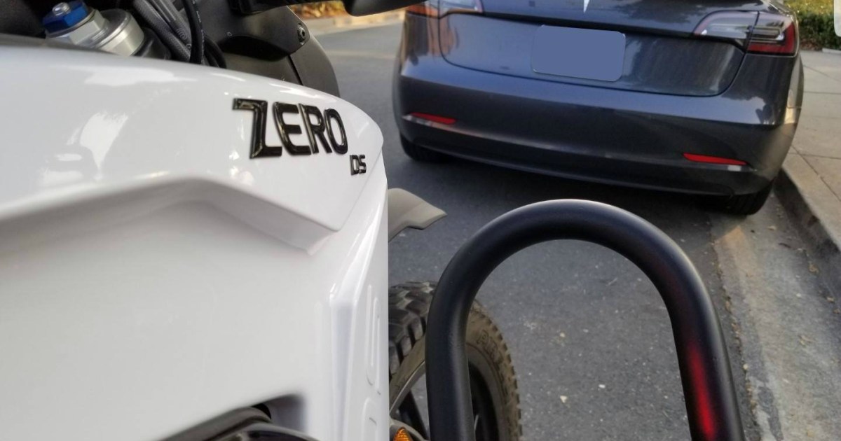 Charging Zero Motorcycles on a Tesla Station! 