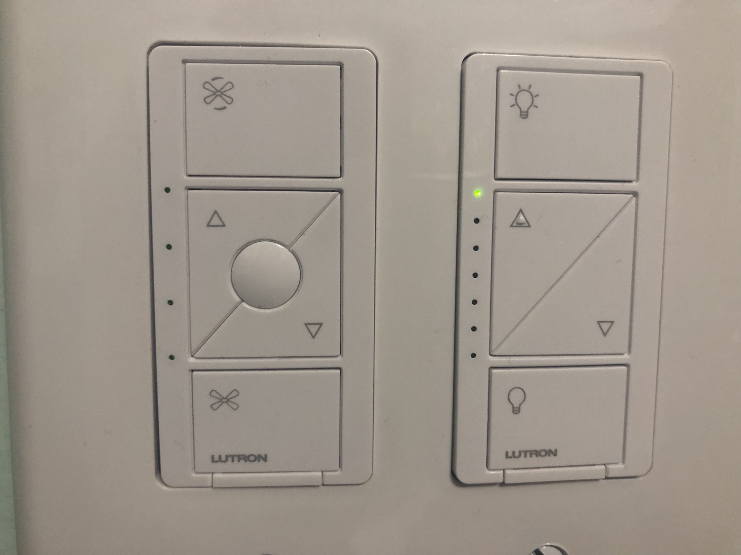 lutron wireless fan control