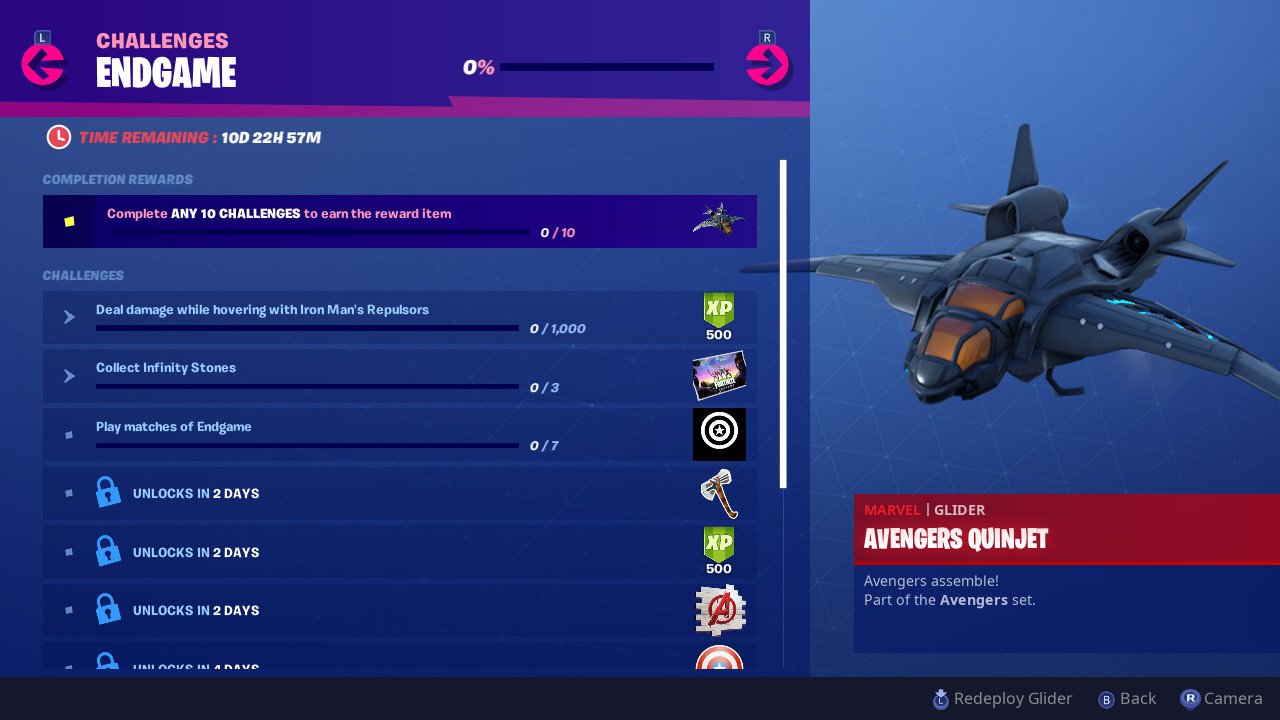 Complete free 'The Nindo' challenges for a Glider, Loading Screen